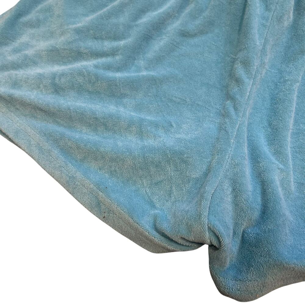 Fabletics Teal Terry Cloth Mini Shorts Mushroom Patch Coquette 1X - Picture 12 of 16